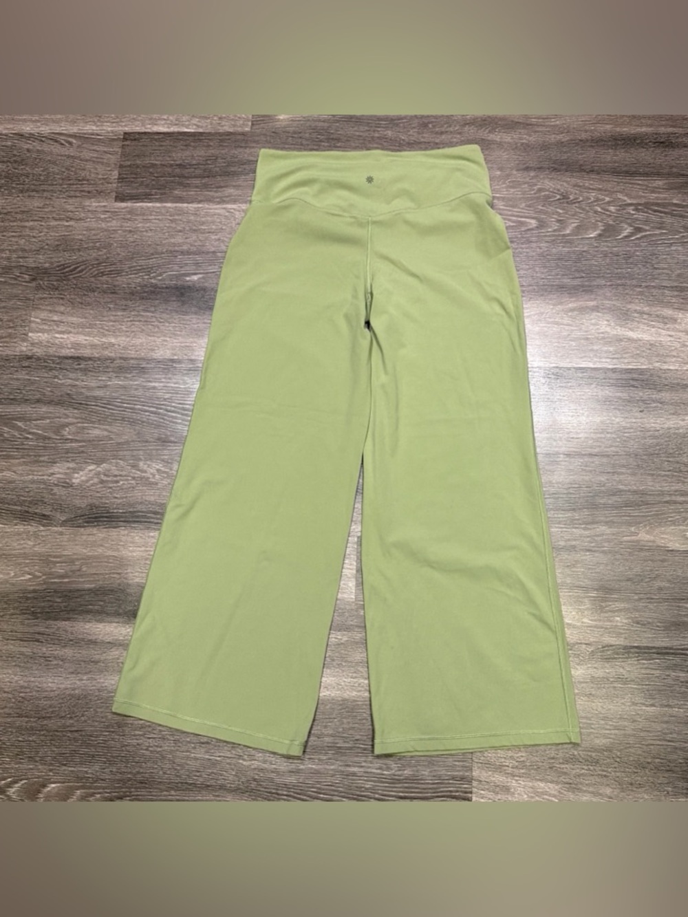 Athleta Elation Wide Leg Pant Yoga Gym Matcha Green Women’s Extra Large - Picture 3 of 6